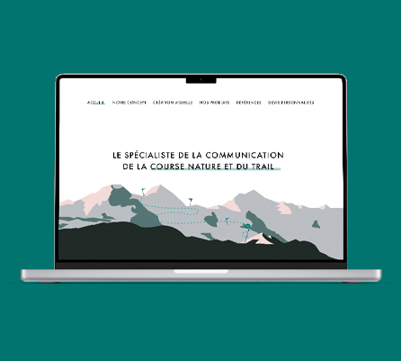 Homepage du site e-commerce BideanTrail