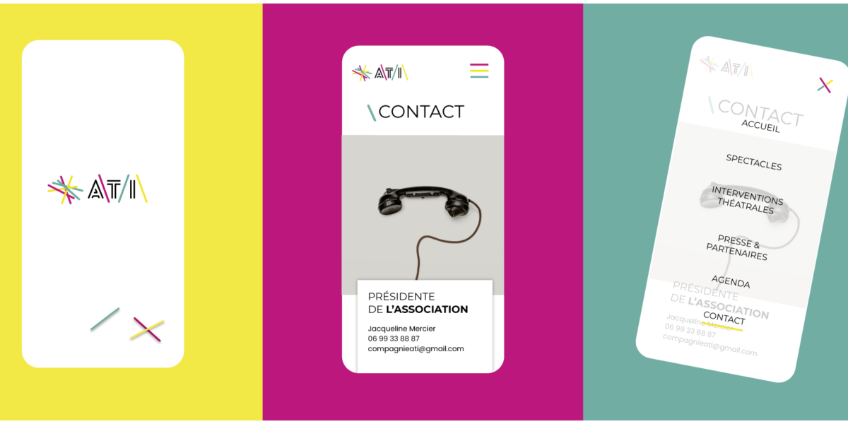 Page contact ATI version Mobile