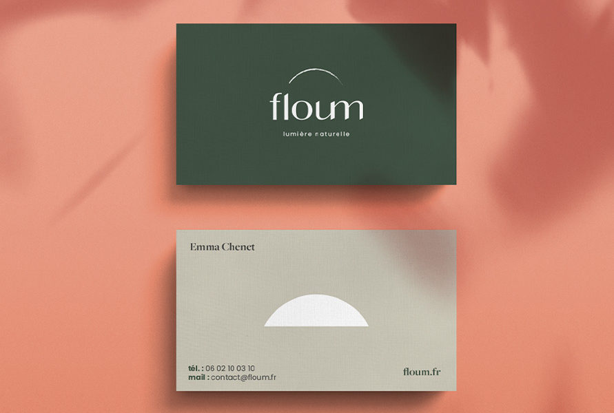 Carte de visite de l'artisan floum